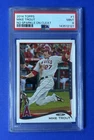 2014 Topps Mike Trout No Sparkle On Cleat #1 PSA 9 MINT