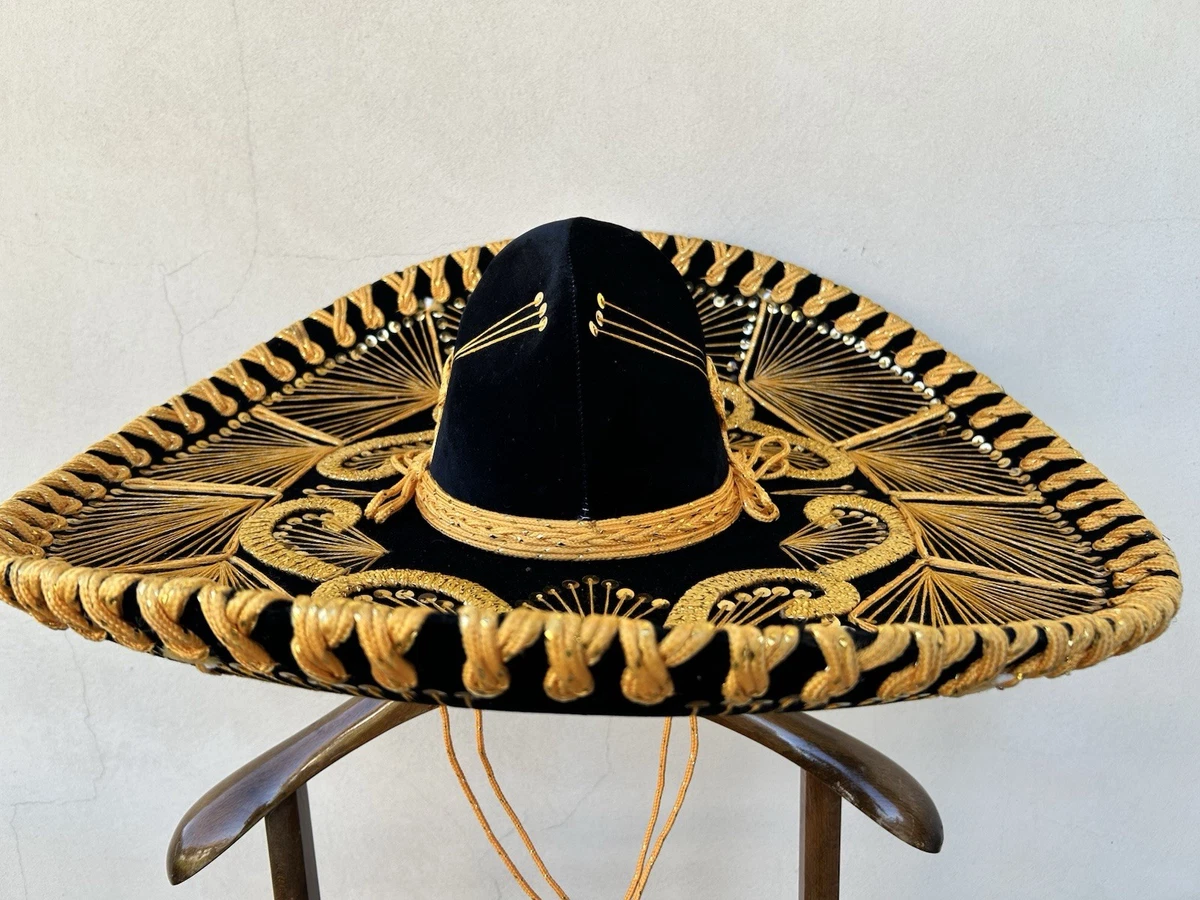 Cappello Sombrero Messicano Per Costumi - Stile Western Bandito, Multicolore, Unisex Adulti