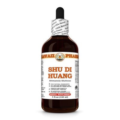 Shu Di Huang (Rehmannia Glutinosa) Tincture, Dried Prepared Root Liquid Extract