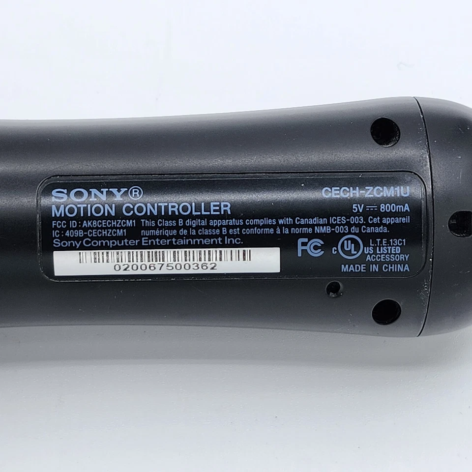 Sony PlayStation 3 PS3 Move Motion Controller - Black (CECH-ZCM1U) - Image 3 of 4