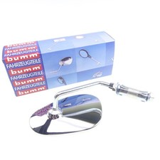 Lenkerspiegel Spiegel links chrom BUMM 913/2PL f&uuml;r Mofa, Moped, Hercules, Sachs