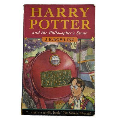 Harry Potter and the Philosopher's Stone 1st Ed 6th Print *WAND ERROR* Canadian