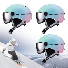Ensemble casque et lunettes de ski Casque de skateboard pour patinage à