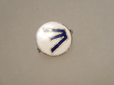 altes Abzeichen Metall Emaille Symbol Rune W o.E H.H.Schmidt & Co. Solingen Wald