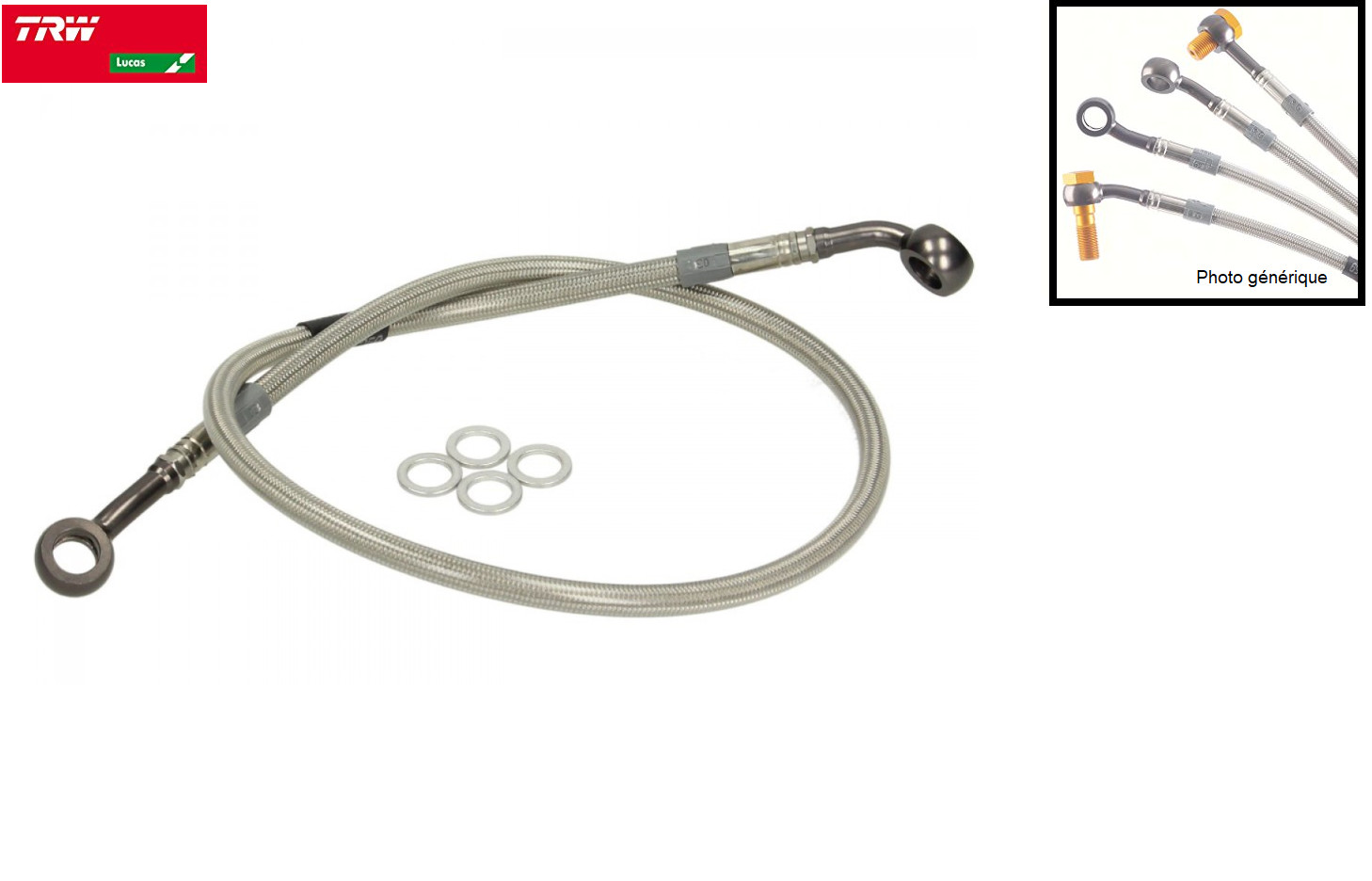 Kit durite de frein arrière pour pistards en Kawasaki GSX-R 600 750 04-05