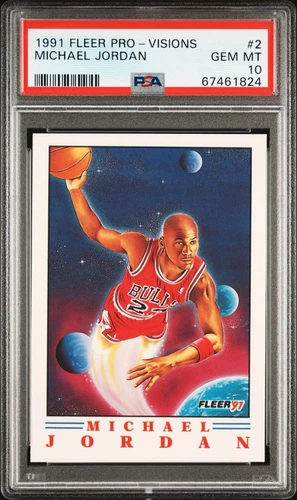 1991 FLEER PRO-VISIONS MICHAEL JORDAN #2 PSA 10