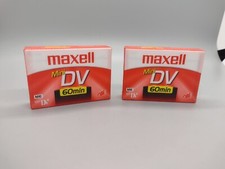 Lot of Blank Mini Digital Video Cassettes DVM60SE Lot 2 NEW 
