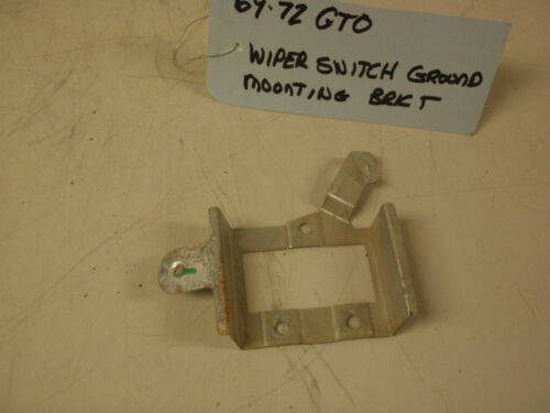 1969-72 WIPER SWITCH GROUND MOUNTING BRACKET FOR GTO JUDGE RA HO - Bild 4 von 10
