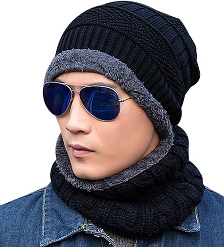 Loritta 2-Pieces Winter Hat Scarf Set 