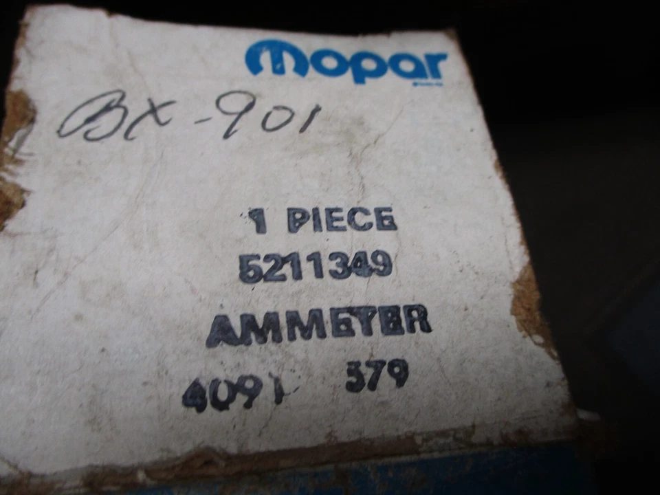 Nuevo de Lote Antiguo Mopar 1979 Dodge Omni Plymouth Horizon amperímetro calibre sin rallye 5211349 Foto 2 de 3