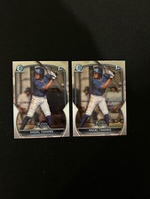(2) 2023 Bowman Chrome Miguel Tamares Prospects 1st  #BCP-179 Tampa Rays
