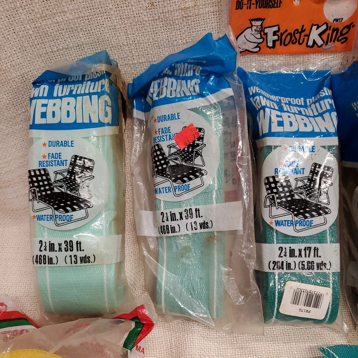 Lot of Re Web Lawn Chair Repair Kit 2 1 4
