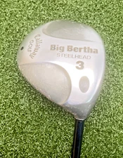 Callaway Big Bertha 3 Wood Steelhead  /  RH  /  Regular Steel ~43"  / dj7473