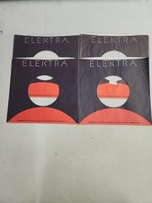 45 RPM 7" RECORD SLEEVES CO. SLEEVE 4 PACK SEE PHOTOS - Elektra SLV140