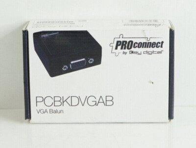 New PROconnect Key Digital PCBKDVGAB CAT5/5e/6 VGA Balun Kit j782 