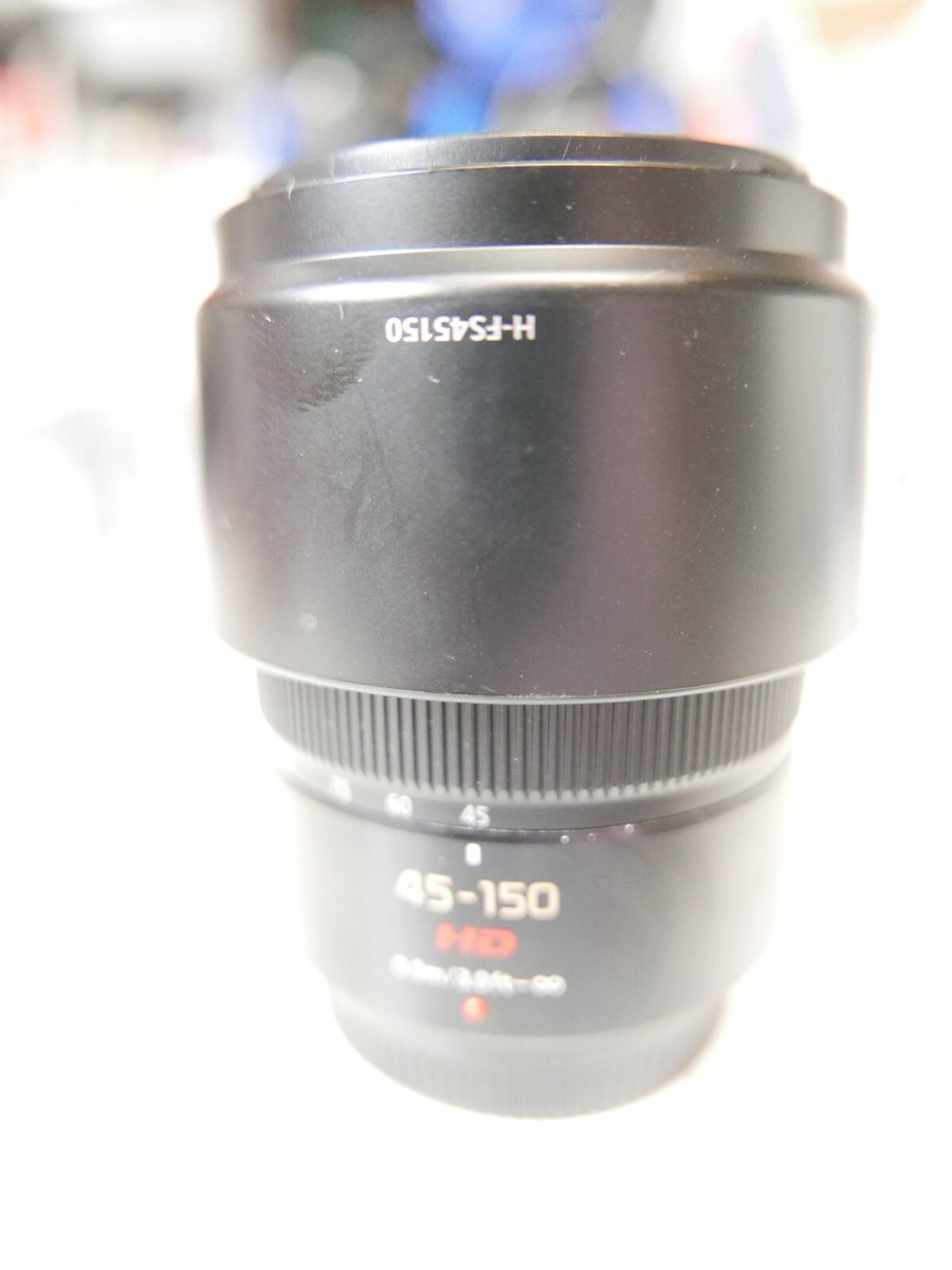 Panasonic H-FS45150 45-150mm F4.0-5.6 Lens with Original Panasonic H-FS45150 45-150mm F4.0-5.6 Lens with Original