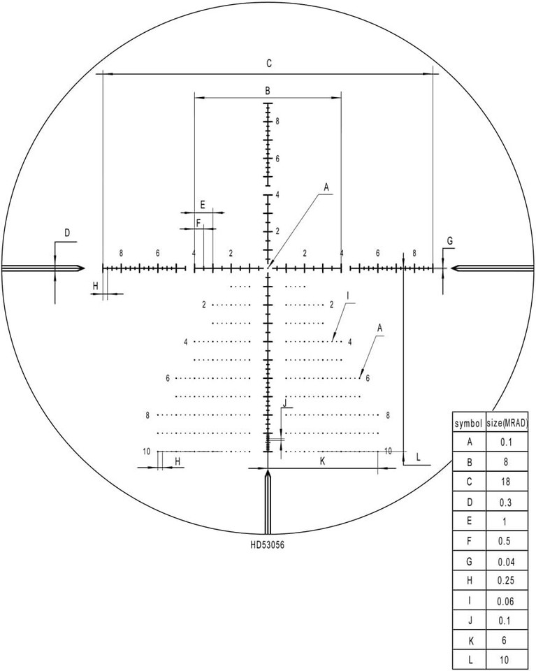 DISCOVERY OPTICS HD GEN II 5-30X56 SFIR FFP-Z-MRAD Diameter: 34MM - Foto 7