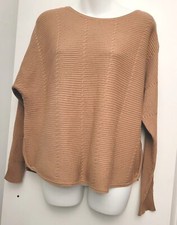 Tahari Sweater Beige Large Pull Over Sweater