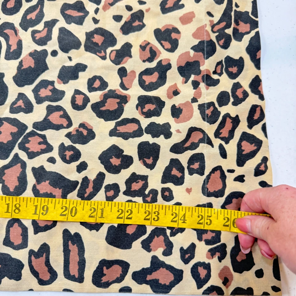 vintage springs pillowcase sham standard cheetah animal print blend no iron usa - Image 3 of 4