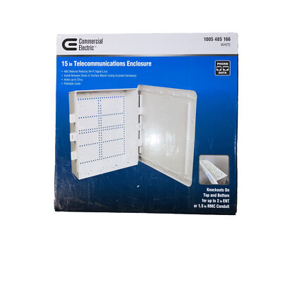 Commercial Electric 15 in. Telecommunication Enclosure New and Sealed