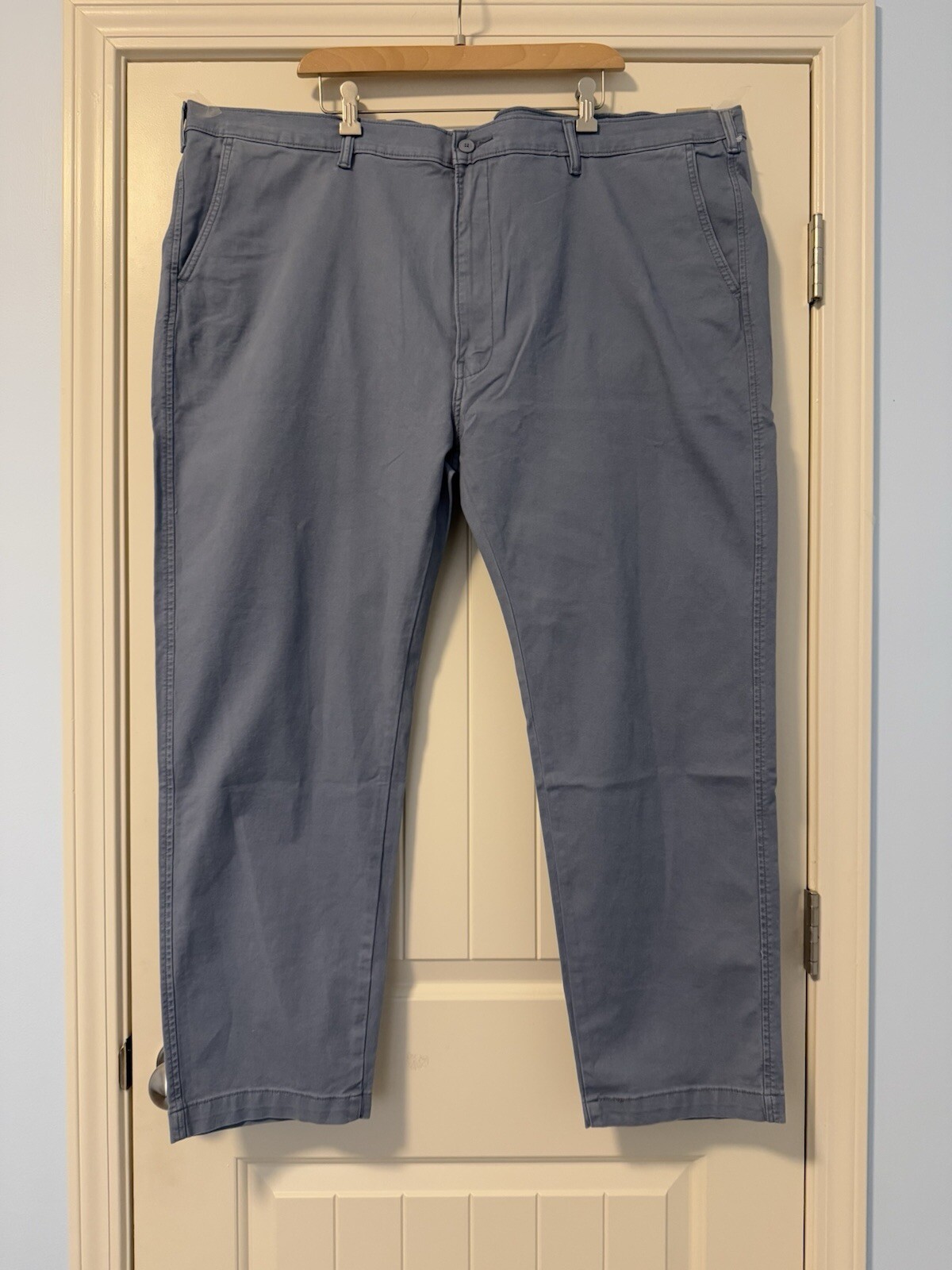 Levi's XX Chino Twill Mens Blue Preppy Standard Taper Stretch Pants Size 50x32