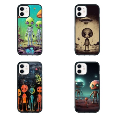 For Samsung Galaxy Apple iPhone Alien Children art TPU Case | eBay