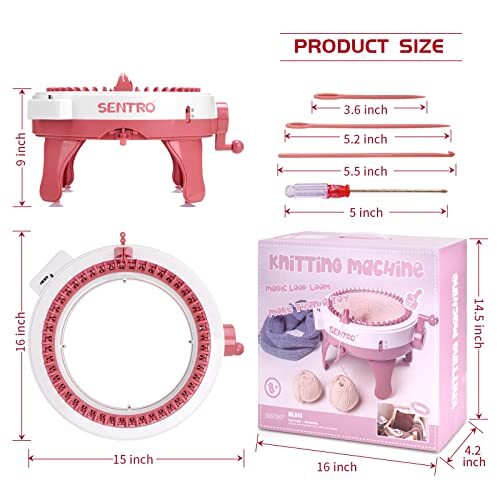 48 Needles Knitting Loom Machine with Row Counter, Double Knit Loom Machine Kits eBay