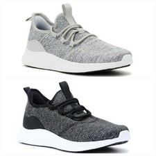 Avia Women's Black Gray Knit Slip-on Lightweight Athletic Sneakers Shoes: 6-11