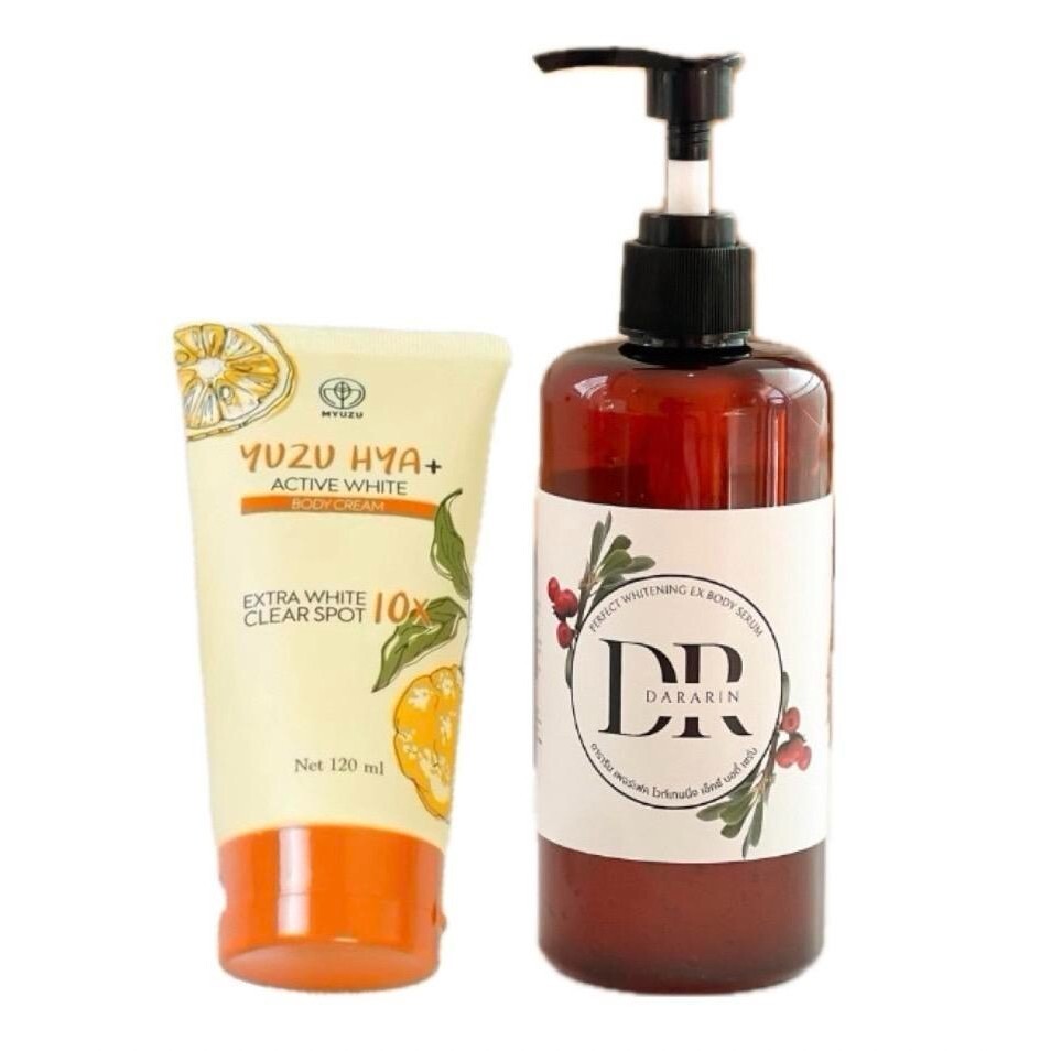 DARARIN serum + Myuzu gel cream white skin reduce marks