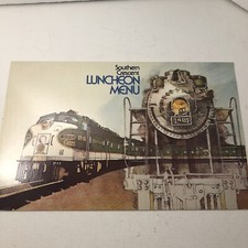 Southern Railway 1977 Southern Crecent Luncheon Menu  -  Special Train  #2