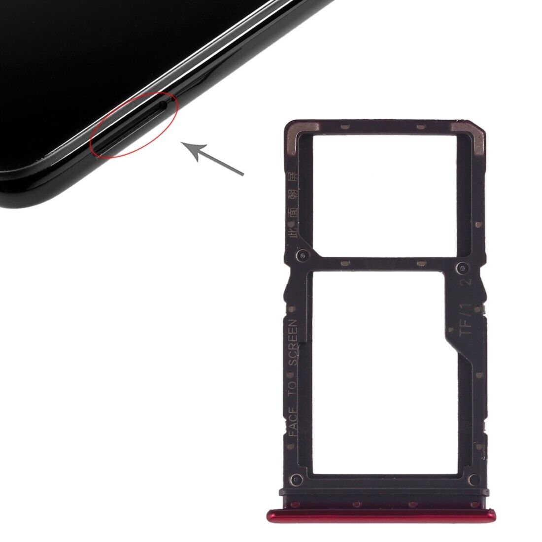 SIM Card Tray/Micro SD Card Tray for Xiaomi Redmi Note 7/Redmi Note Pro