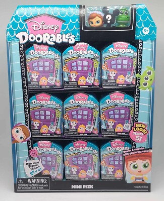 Disney Doorable series 5 mini peek (2-3 figures per box) (NEW-Sealed Case of 27)