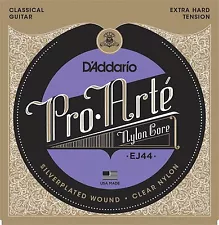 D'Addario EJ44 Pro-Arte Nylon classical guitar strings, Extra Hard Tension