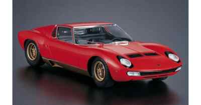 ミニカー Motor Max Lamborghini Miura P400 1/24 Hasegawa 1/24 Lamborghini Miura Car Unassembled plastic
