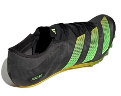 MEN'S ADIDAS ADIZERO PRIME SP TRACK SHOES WITH SPIKES BLACK GREEN