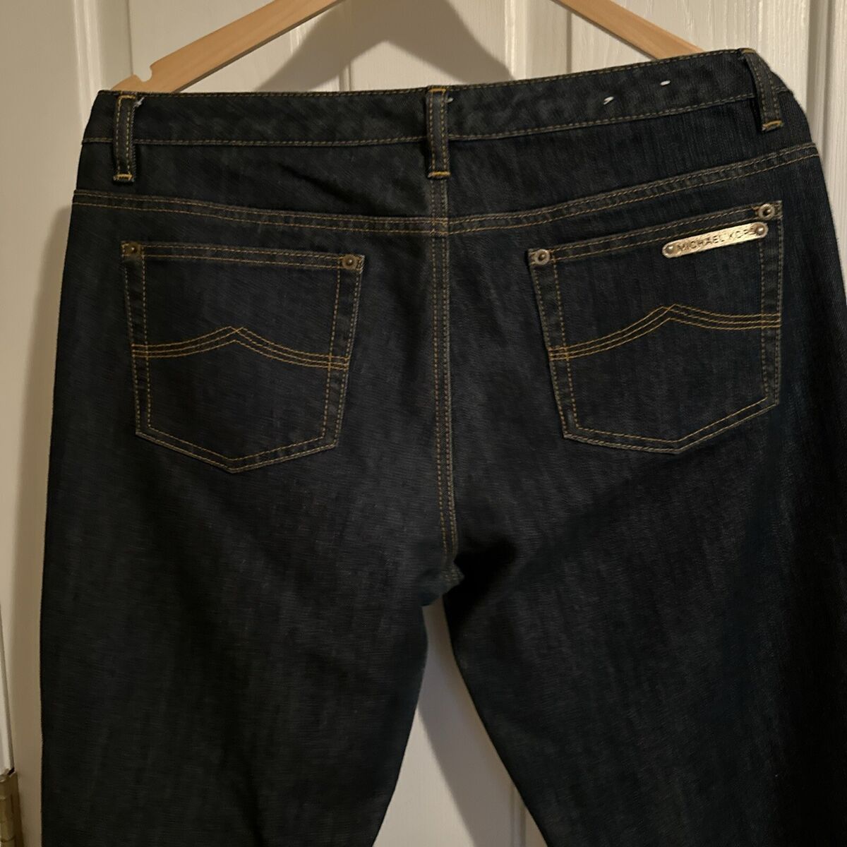 Michael Kors Jean Dark Wash Outer Pocket RN 111818 CA 45885 Michael Kors Jean Dark Wash Outer Pocket RN 111818 CA 45885