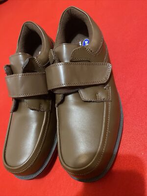 Dr Scholls Mens 9 D Double Air Pillo Hook & Loop Comfort Shoes Brown 478-04 Dark Brown Dr Scholl main image 3