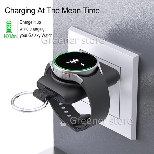 Portable Magnetic USB C Charger Bank For Samsung Galaxy Watch 7/6/5/4/3 Active 2 - Picture 7 of 11