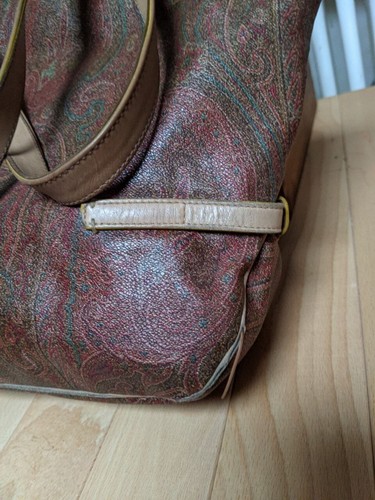 Etro Shopping bag media paisley rosso - Foto 4 di 10