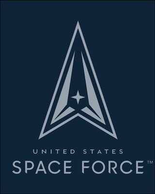 3x4 inch BLUE Official: US Space Force Logo Sticker (ussf car decal) USAF Lic.