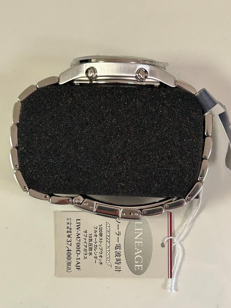 CASIO LINEAGE メンズ腕時計 L/W M700 CASIO Watch LINIEGE Radio solar powered LIW-M700D-1AJF