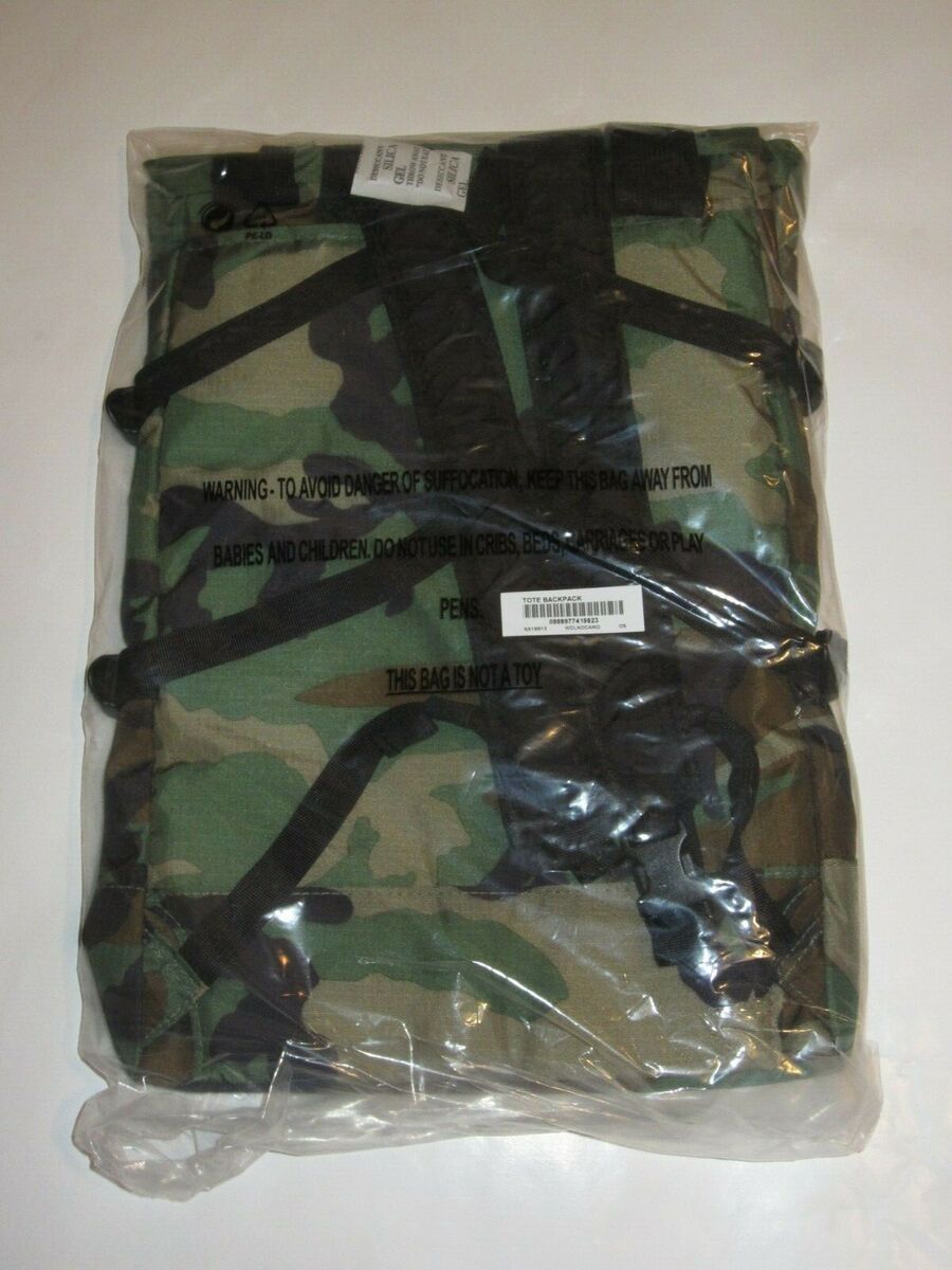Buy Supreme Tote Backpack Woodland Camo Ss19 - With Tags - 100