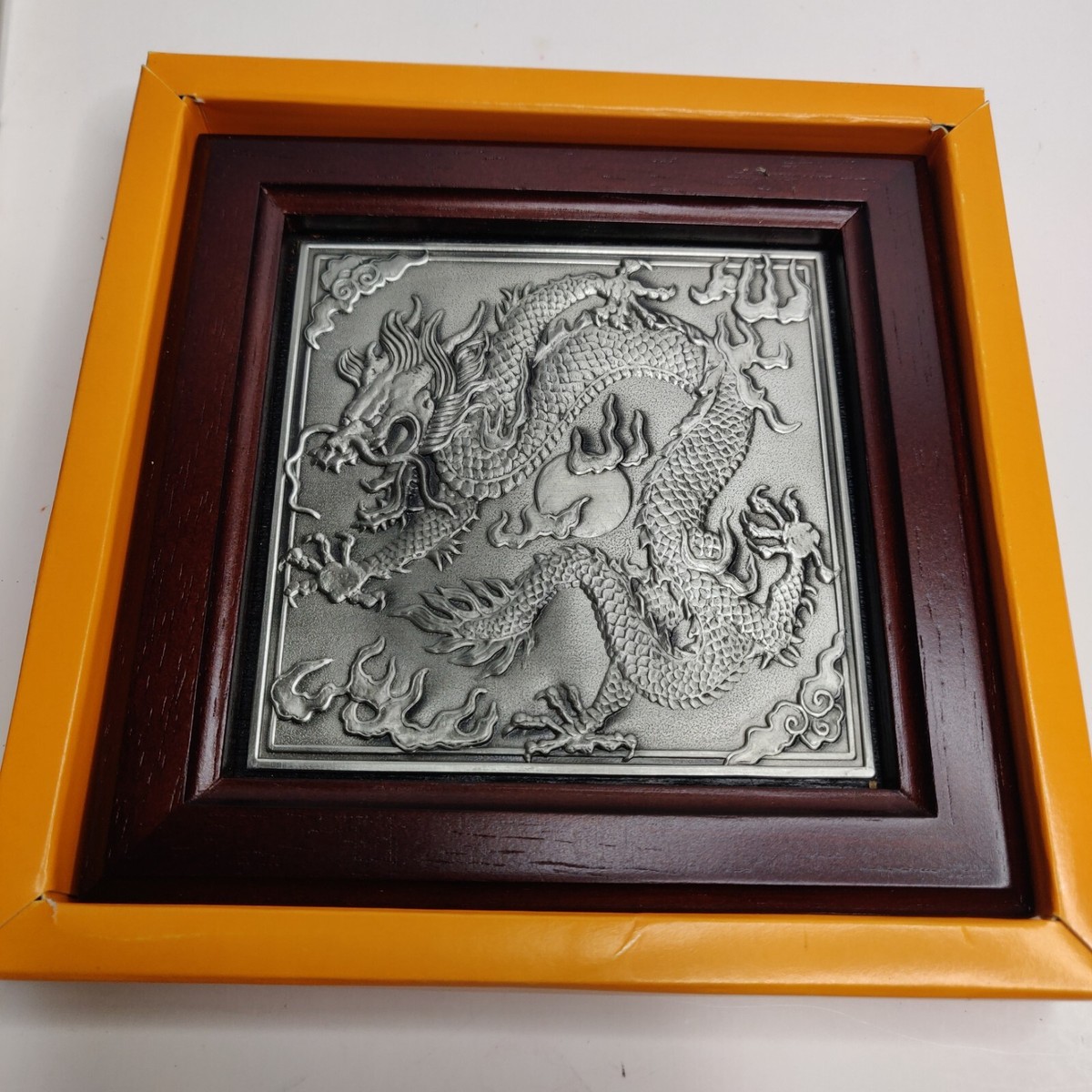 ロイヤルセランゴール Oriental Dragon Plaque Royal Selangor Oriental Collection Pewter & Gold Dragon