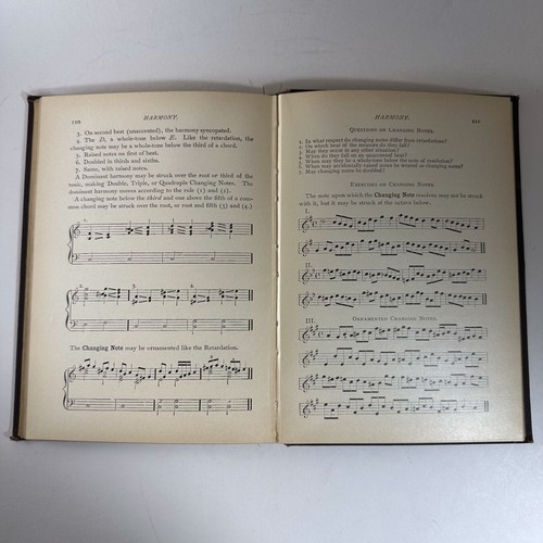 Harmony : A Text Book H.A. Clarke Antique Music Instruction 1898 Philadelphia HC - Picture 13 of 14
