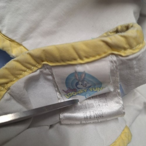 Baby Looney Tunes Bugs Bunny Sylvester Cat Tweety Bird Blanket Comforter Vintage - Picture 7 of 9