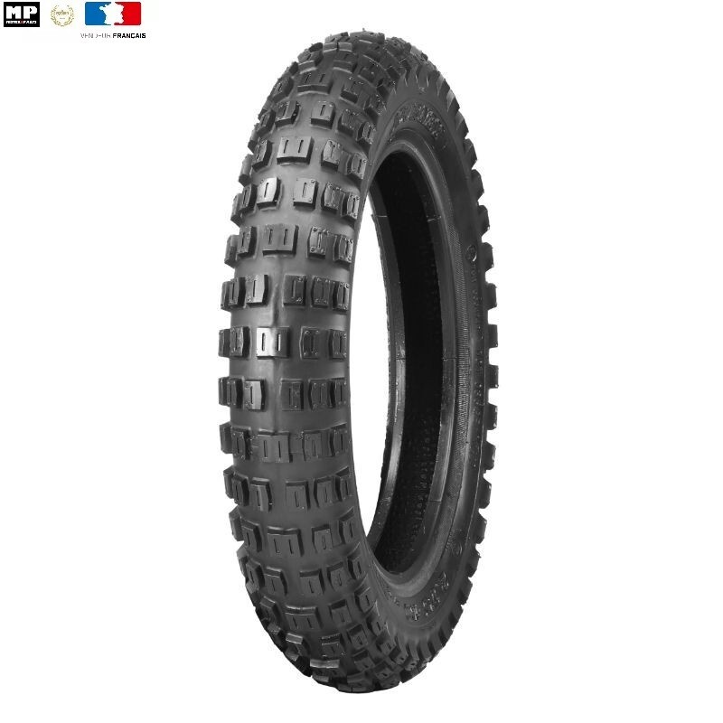 Pneu moto cross 10 pouces 2.75-10 avant 80/90-10 pit bike TT 37J