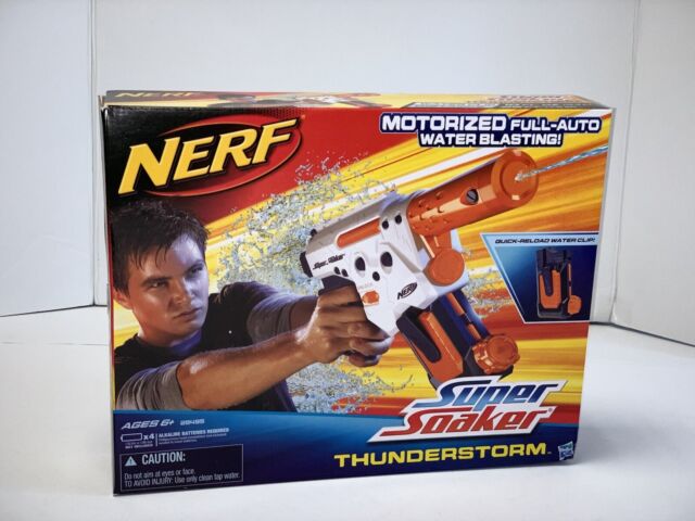Hasbro Nerf Super Soaker Thunderstorm Motorized Water Gun 2010 28495 for sale online | eBay