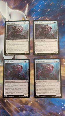 MTG MH3 Depth Defiler Playset x4 NM (2 Foil)