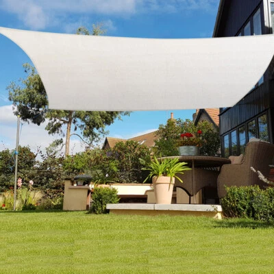GREENBAY Outdoor Sun Shade Sail Patio Suncreen Awning Garden Sun Canopy 90% UV Block HDPE
