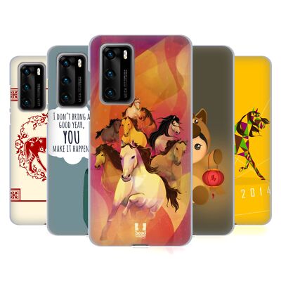 HEAD CASE DESIGNS YEAR OF THE HORSE SOFT GEL CASE FOR HUAWEI PHONES 4